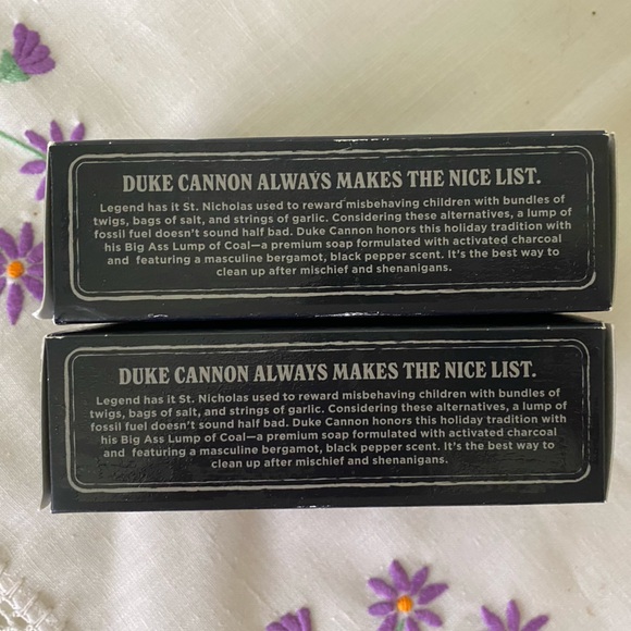 DUKE CANNON - TWO BOXES - Big Ass Lump of Coal - ACTIVATED CHARCOAL SOAP - NEW - Picture 3 of 6